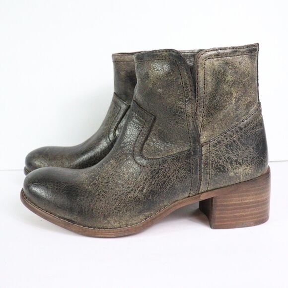 New in Box Diba True Cowboy Western Leather Booties 9.5 - Picture 4 of 9